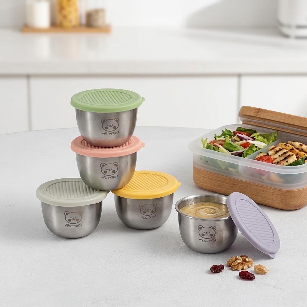 Sauce Dipping Cup - Contenedor de salsa de acero inoxidable