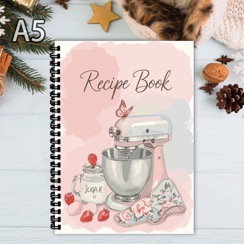 Meal Prep Book - Cuaderno Espiral para Recetas, Perfecto para