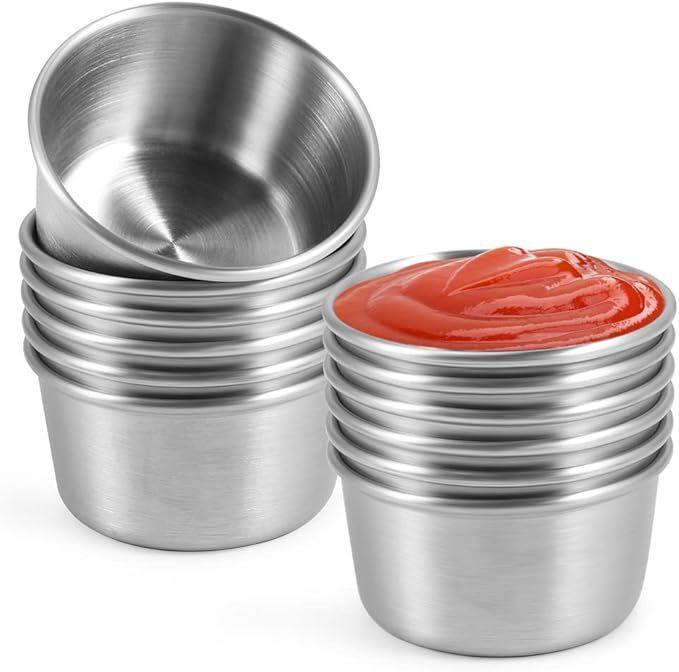 Sauce Dipping Cup - Tazas para salsa de acero inoxidable,