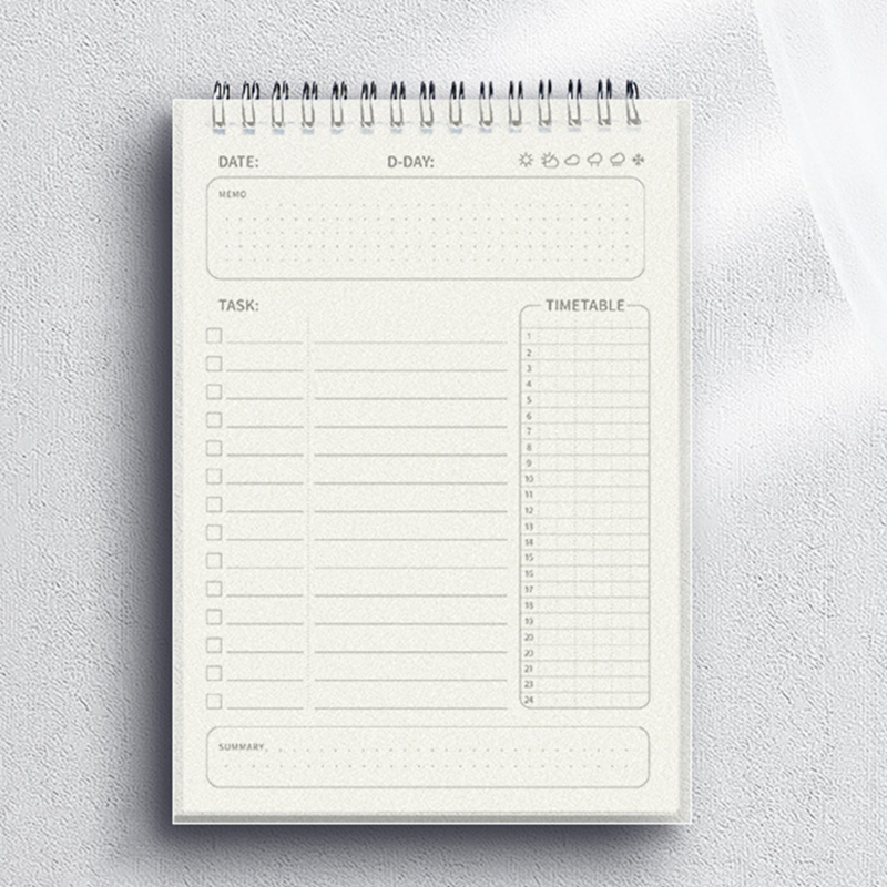 Meal Prep Book - Cuaderno planificador semanal diario cubierta PP