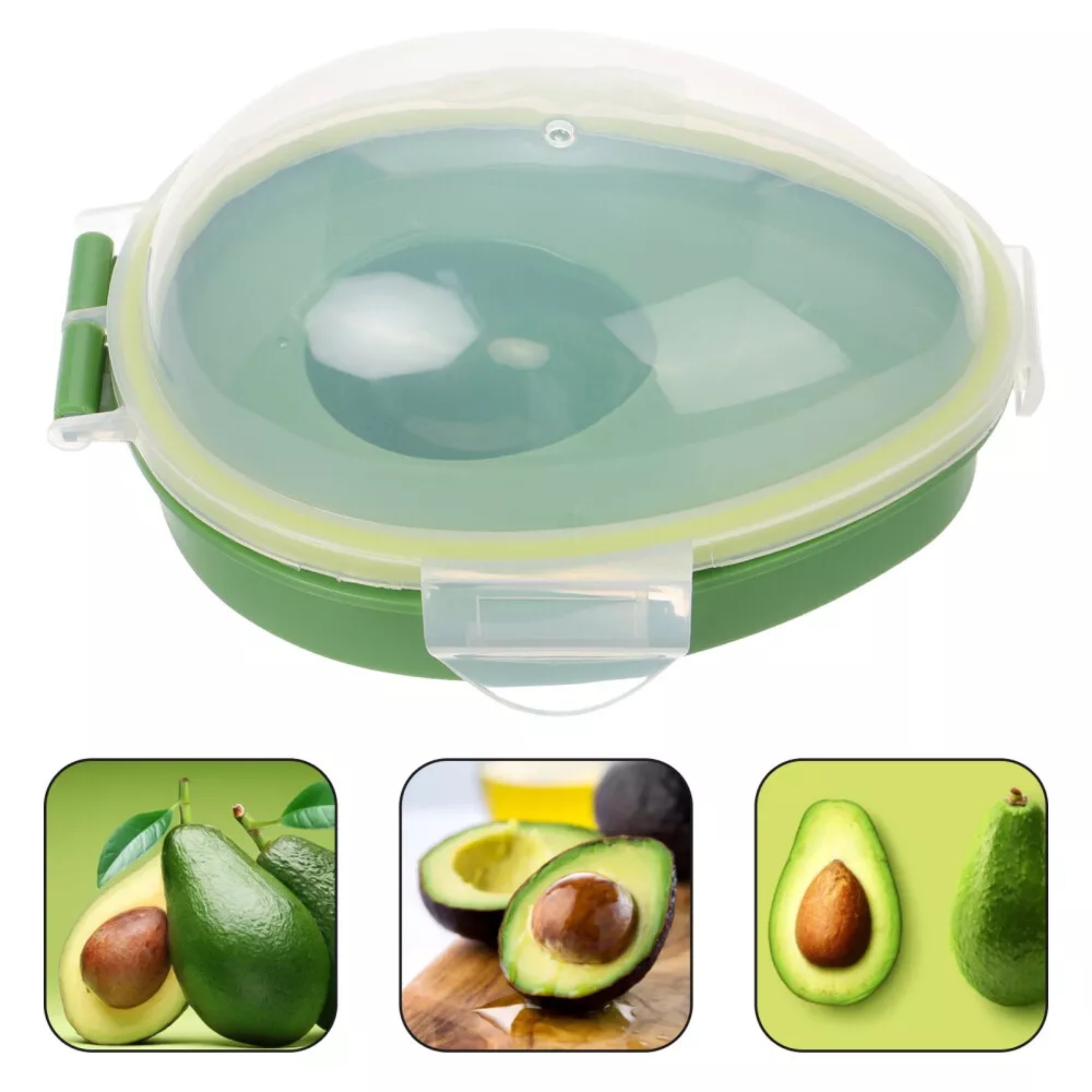 Avocado Keeper Pod - Contenedor Reutilizable para Guardar Aguacates -