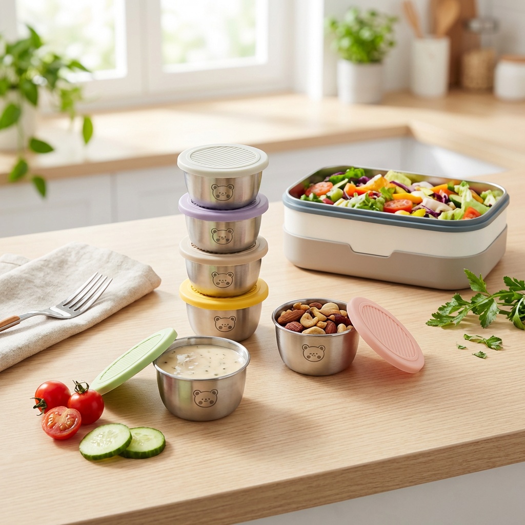 Contenedor de salsa de acero i - Sauce Dipping Cup reseña y precio