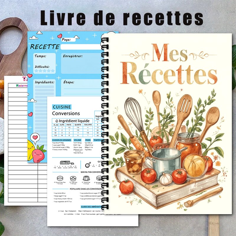 Cuaderno de Recetas Francés A5 - Meal Prep Book reseña y precio