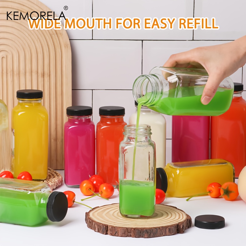 Botella de vidrio de 350ML, bo - Meal Prep Juice Bottles reseña y precio