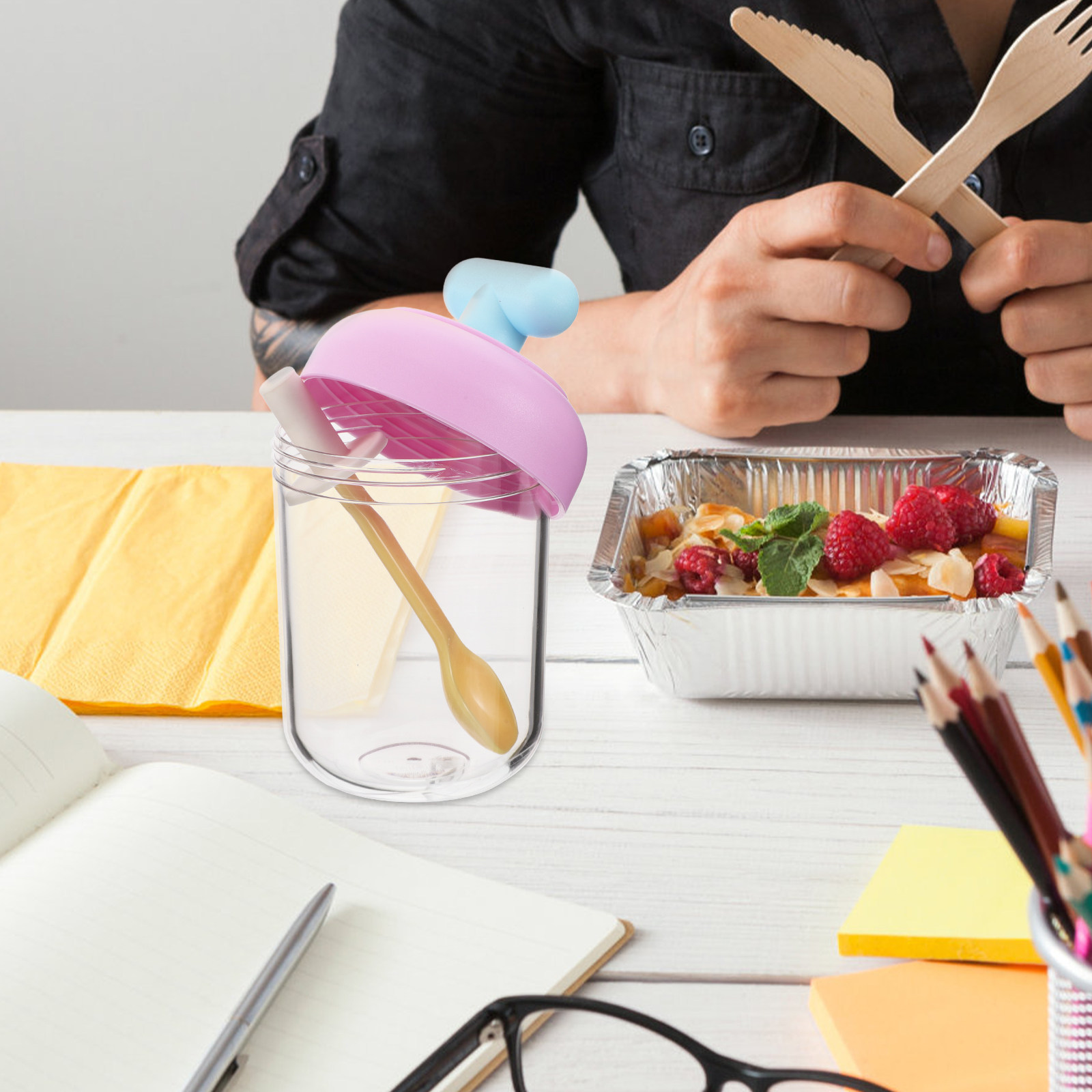 Tazón Portátil de Doble Capa p - Meal Prep Oatmeal reseña y precio
