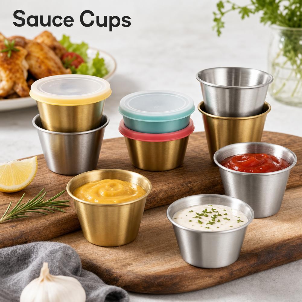 Tazas para salsa de acero inox - Sauce Dipping Cup reseña y precio