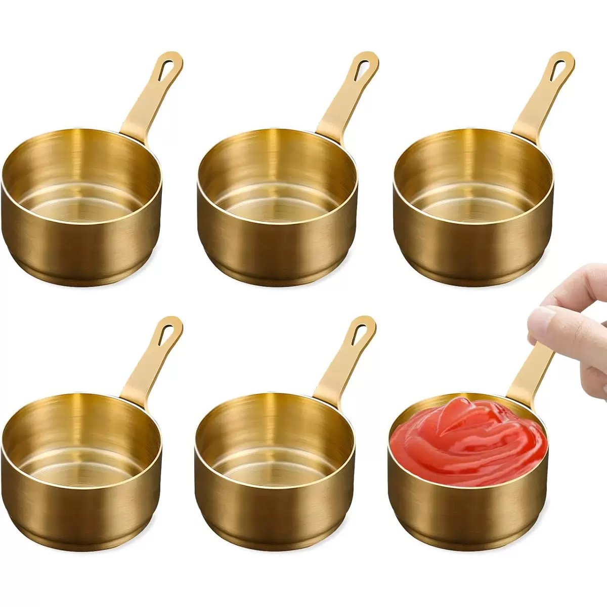Mini taza de salsa de acero in - Sauce Dipping Cup reseña y precio