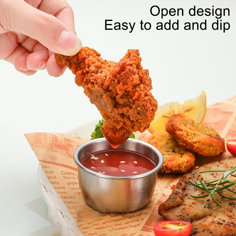 Cuenco para inmersión de salsa - Sauce Dipping Cup reseña y precio