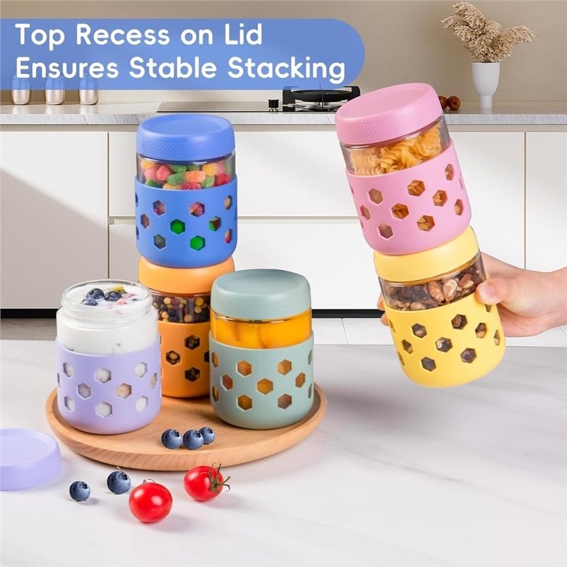 ABMR-1Set Frascos para Avena N - Meal Prep Oatmeal reseña y precio