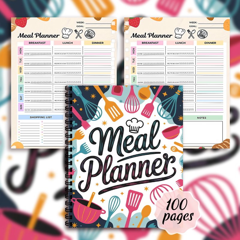 Cuaderno Planificador de Comid - Meal Prep Book reseña y precio