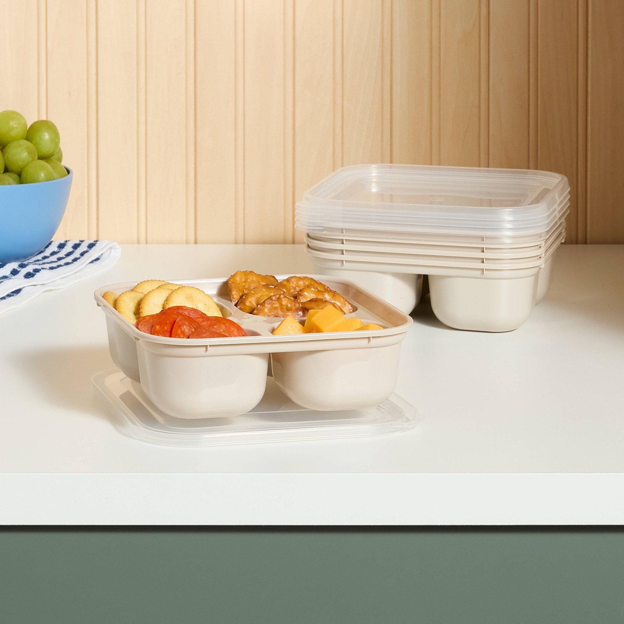 10 piezas de recipientes de pl - Meal Prep Oatmeal reseña y precio