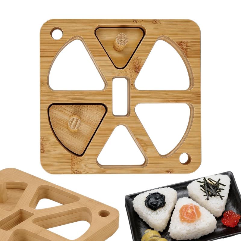 Molde de madera para Onigiri ( - Meal Prep Japanese reseña y precio