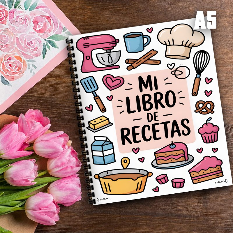 Cuaderno Espiral de Recetas en - Meal Prep Book reseña y precio